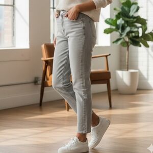 MNG (Mango) Gray Mom Denim Size 6 W 15" R 10" I 27" Cotton